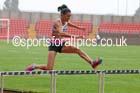 Senior womens 400 metres hurdles, Gateshead Tartan Games. Phot: David T. Hewitson/Sports for All Pics